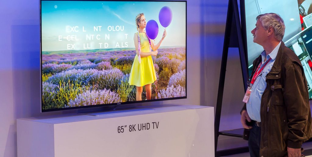 نصف مليون لوحة تليفزيون بدقة 8K سيتم شحنها في 2020