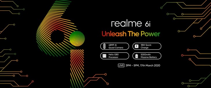 الكشف عن هاتف Realme 6i في 17 مارس القادم 1