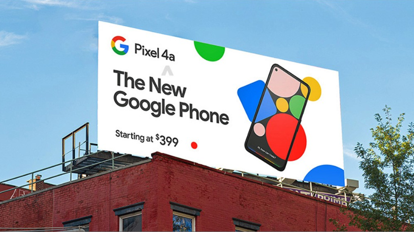 تكشف Google عن سعر Pixel 4a على لوحة إعلانية 29